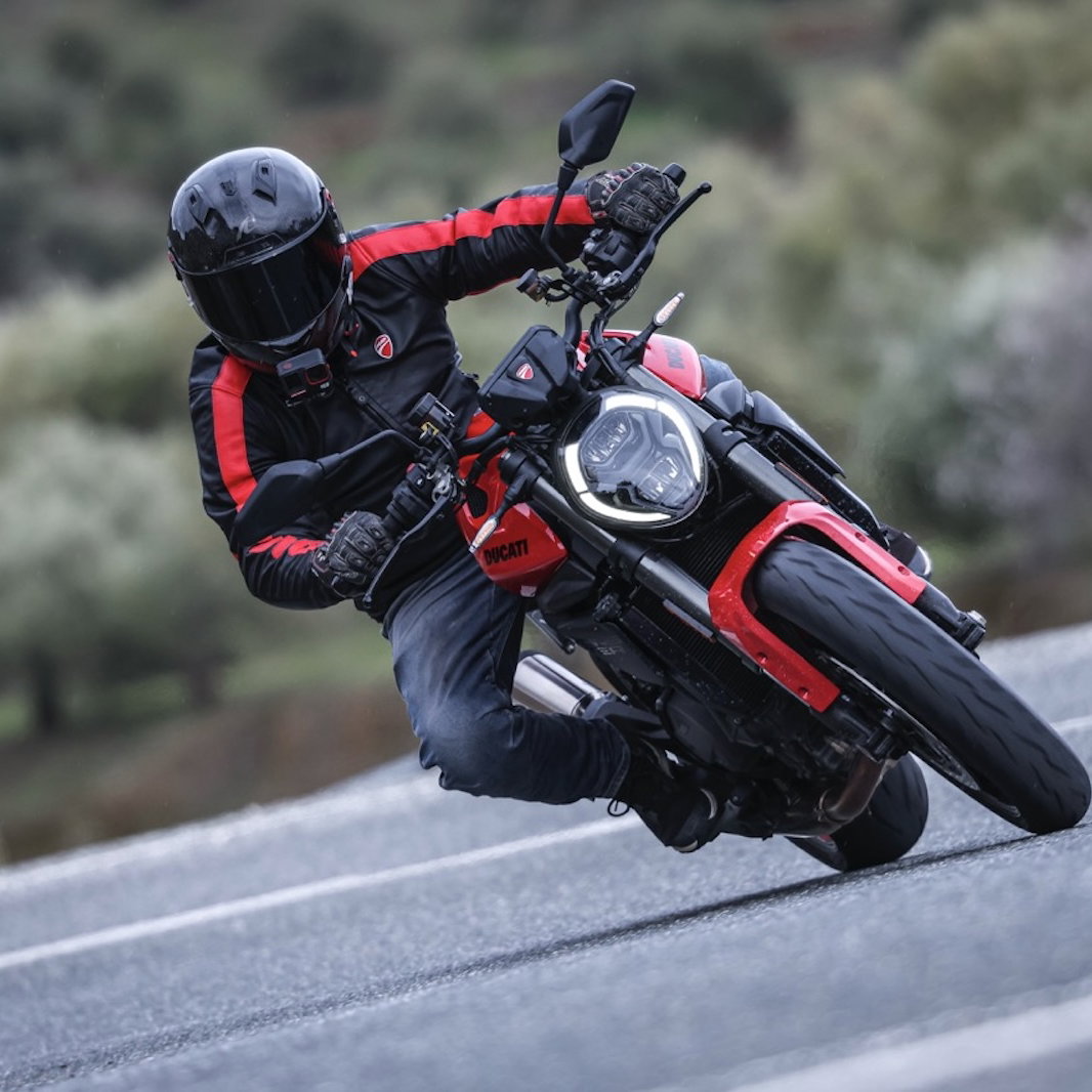 The 2026 Ducati Monster V2 - riding