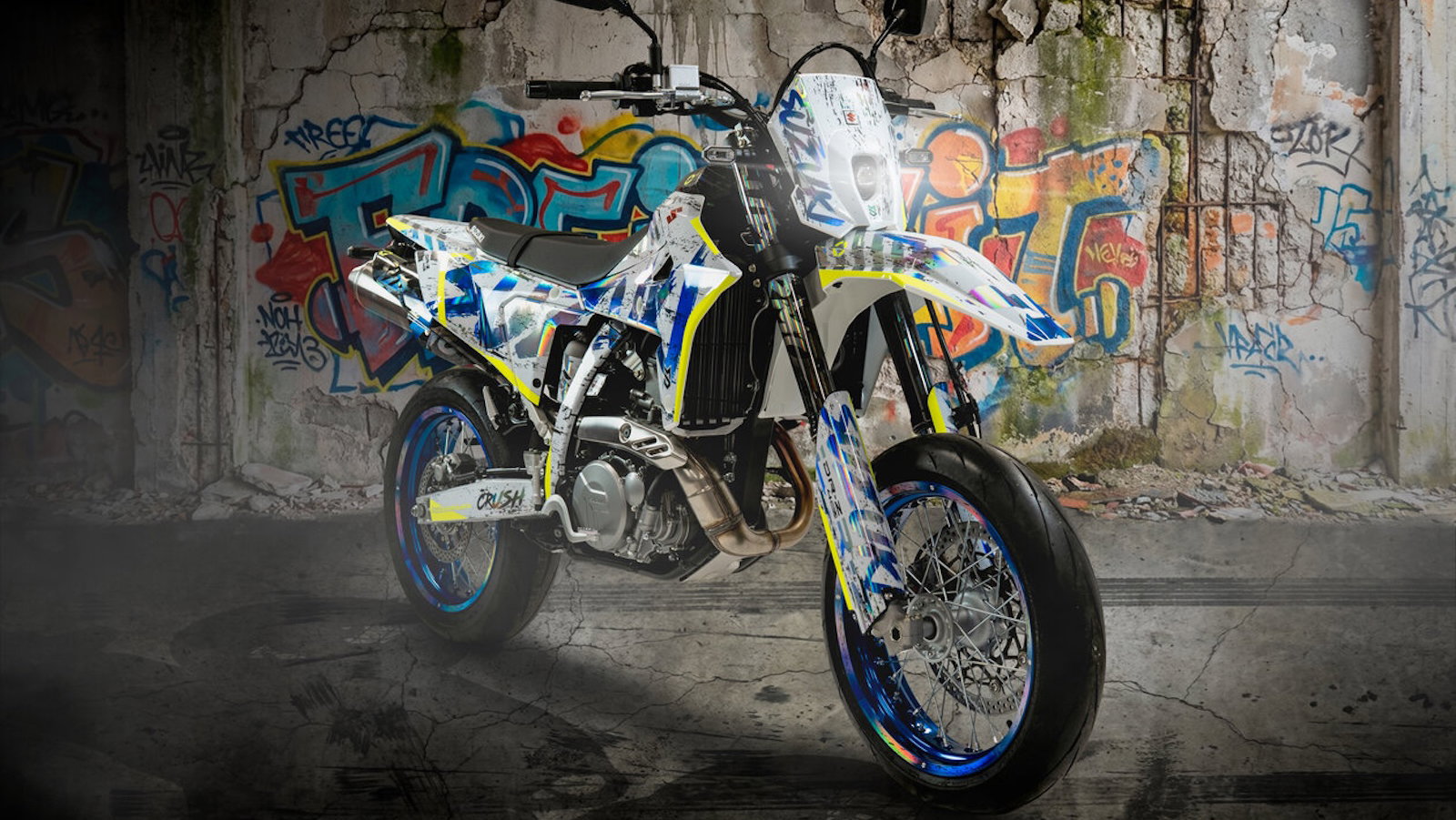 The Suzuki DR-Z4 SM Crush special edition