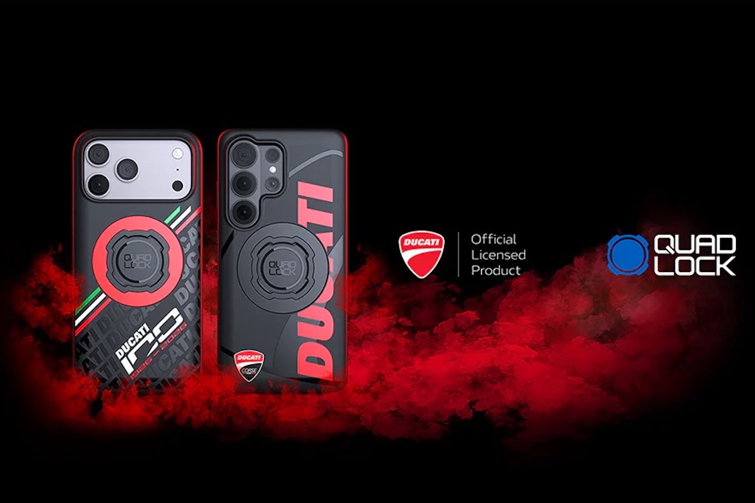 Ducati and Quad Lock launch limited-edition motorcycle-mount phone
