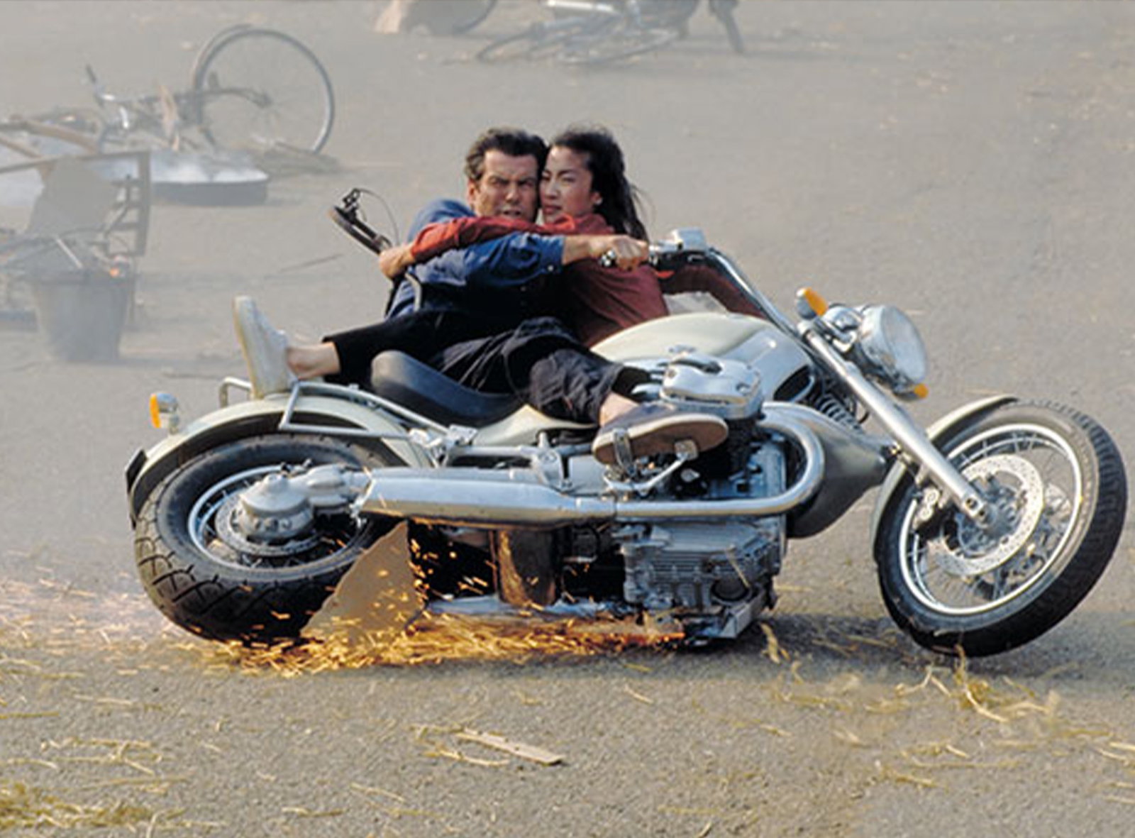 The BMW R1200 C in the James Bond film Tomorrow Never Dies