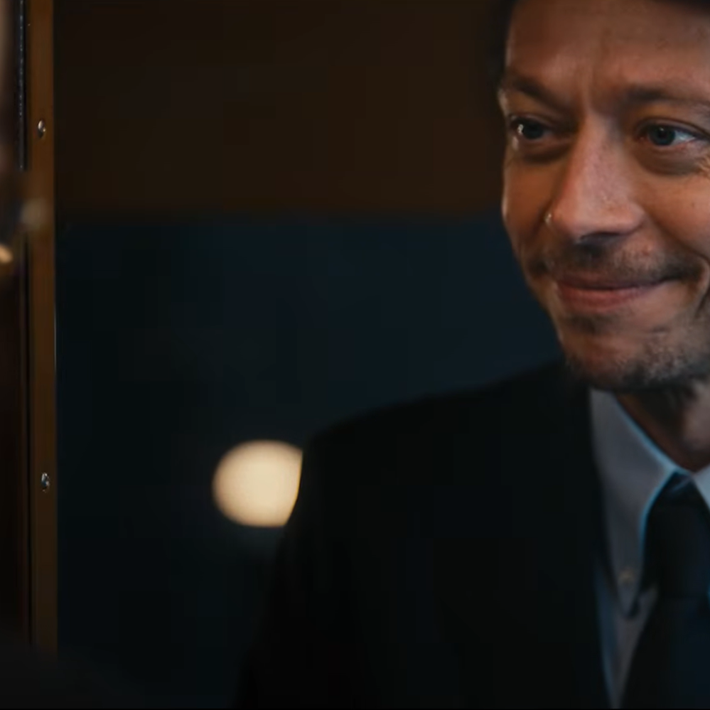 Valentino Rossi as a tram driver in a Winter Olympic Opening Ceremony video. Credit: YouTube/Presidenza della Repubblica Italiana Quirinale.