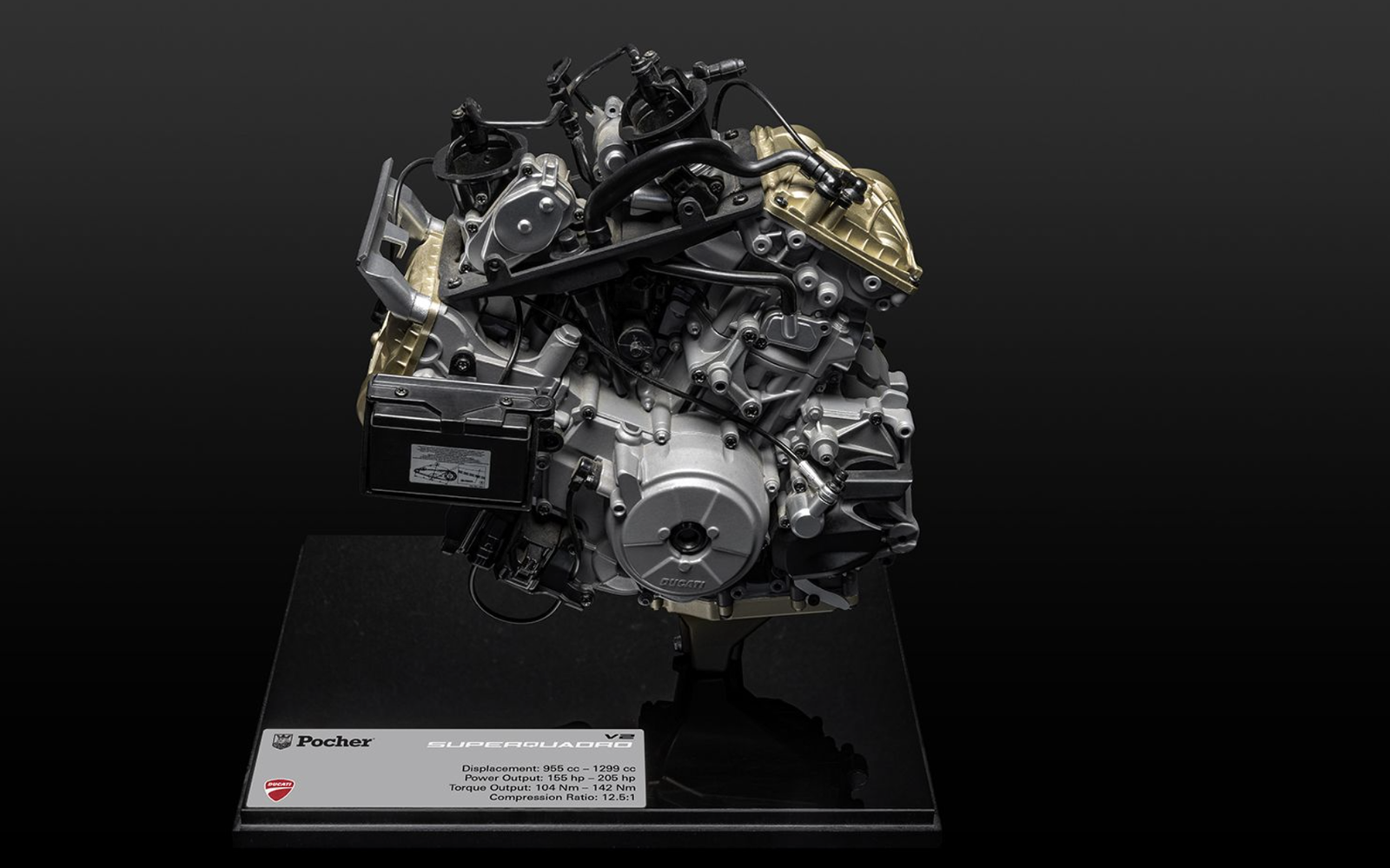 The Pocher Ducati engine model kit