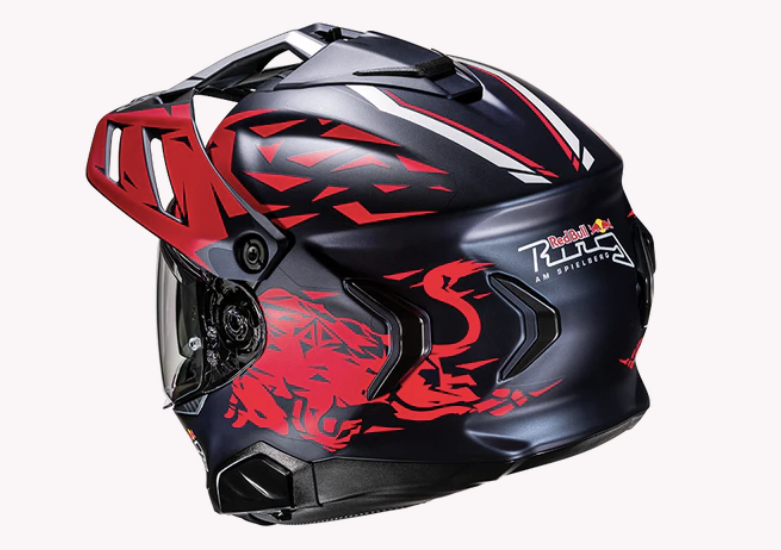 Rear view of the Red Bull Ring helmet design. Photo credit - HJC