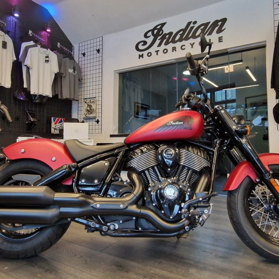 Inside the Oakmere Motorcycles Cheshire dealership
