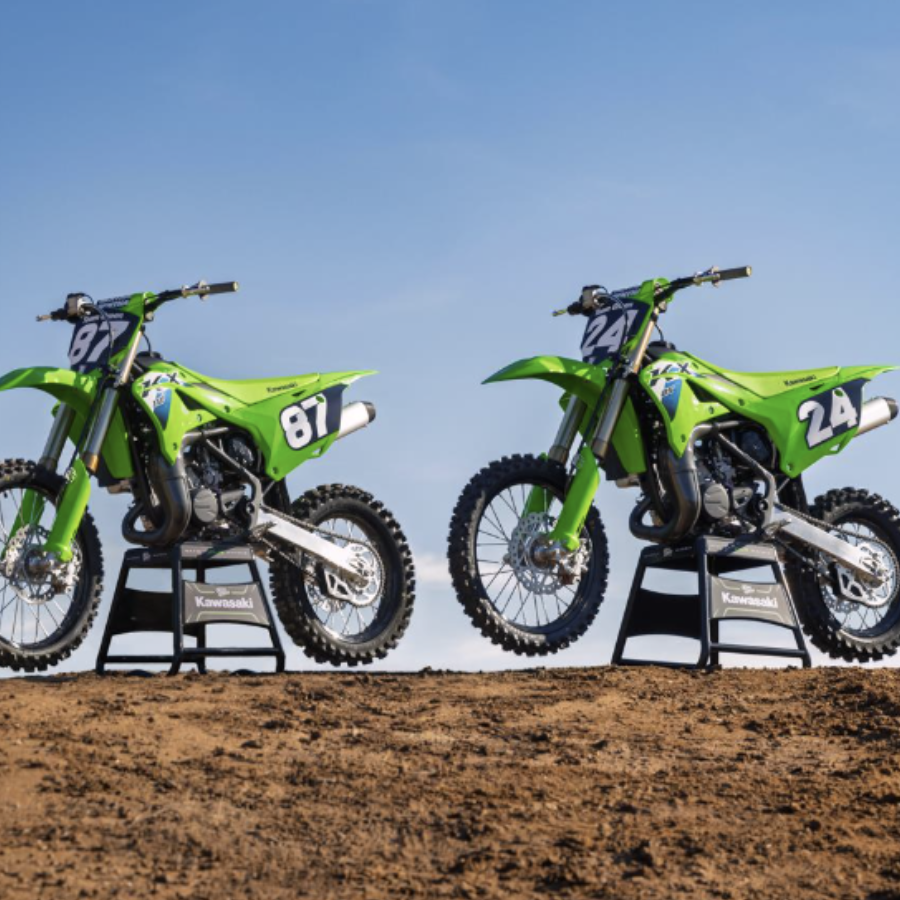 New Kawasaki KX85 motocross bikes