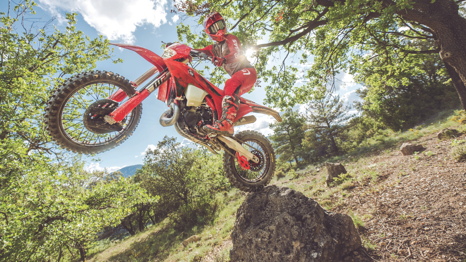GasGas EC 300 enduro bike riding off-road