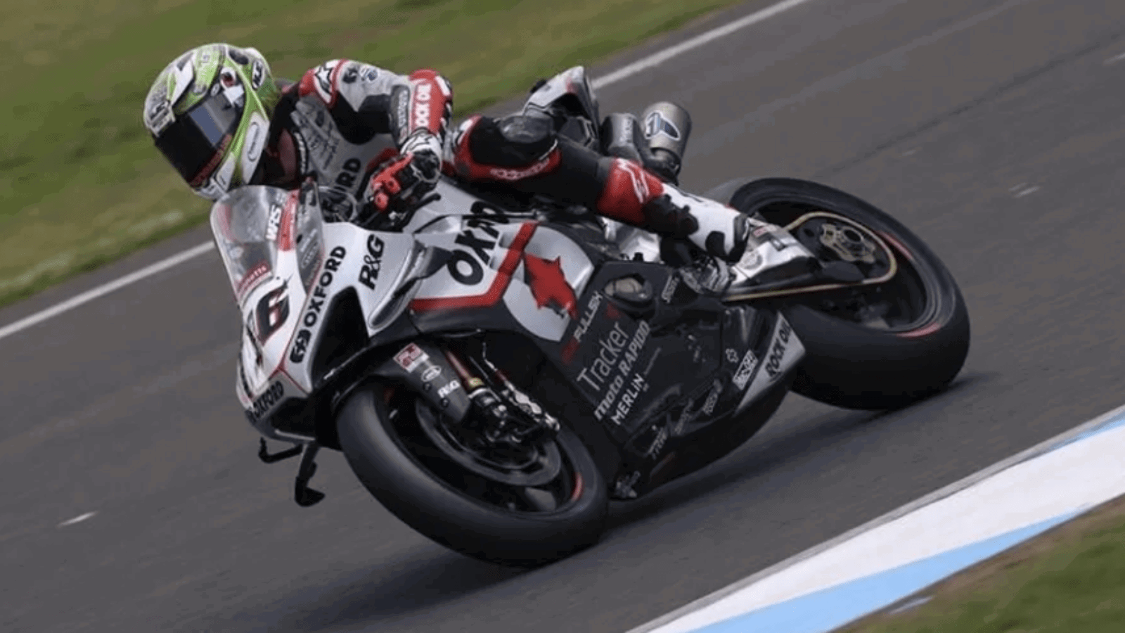 Oxford branding on a Ducati in British Superbike