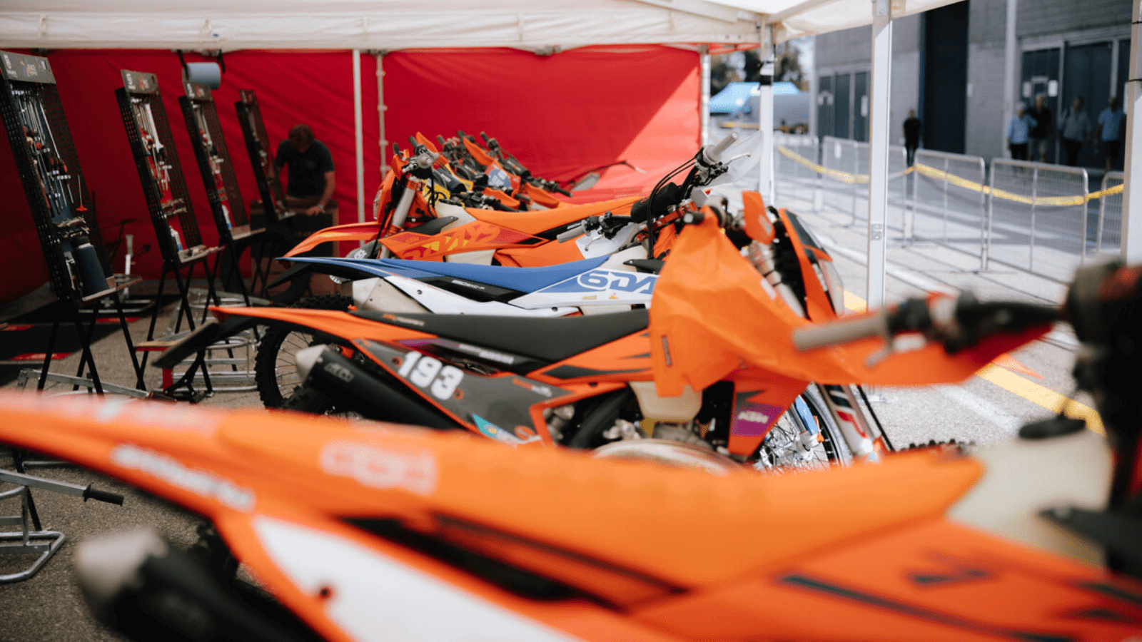 KTM enduro motorcycles