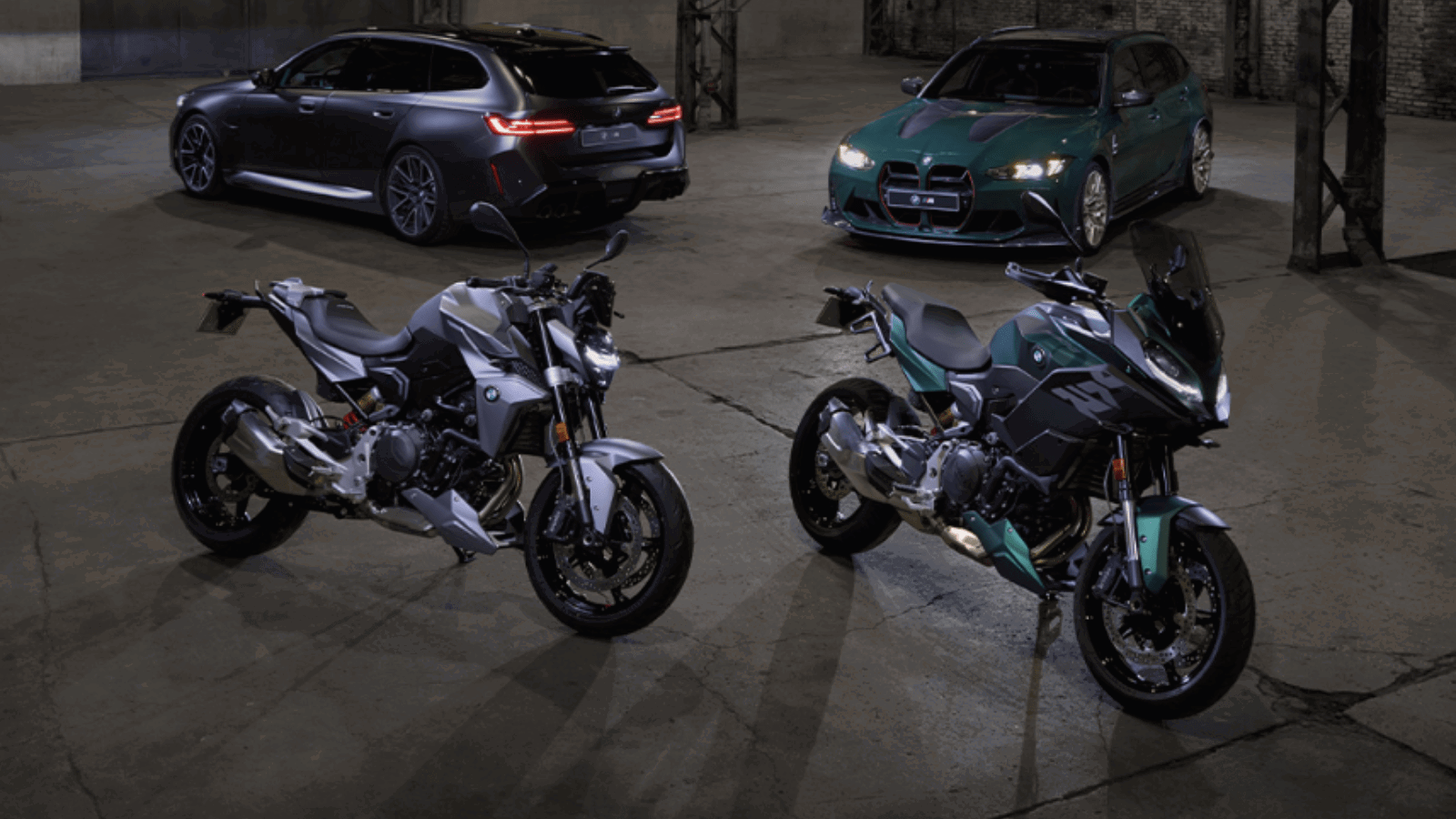 Special Edition BMW F900 motorcycles. Photo credit - BMW Motorrad France