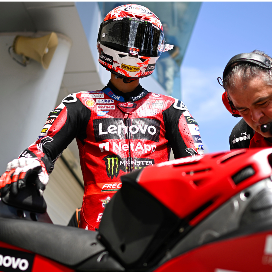 Francesco Bagnaia at the Sepang MotoGP test