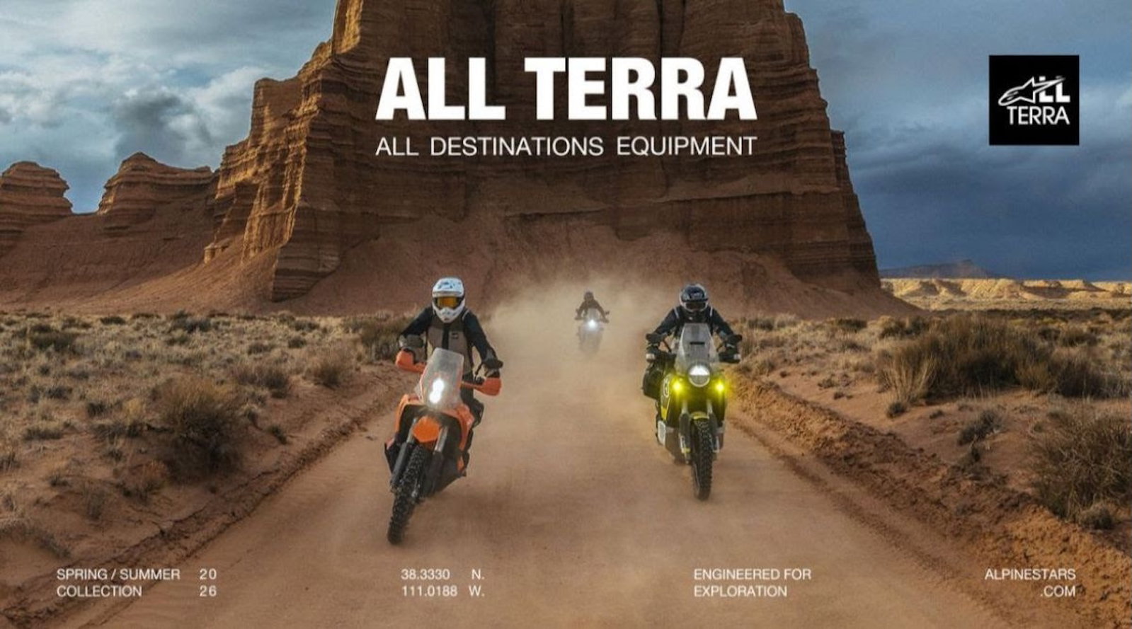 Alpinestars Spring 2026 All Terra unveiled: Gore-Tex Pro, Drystar