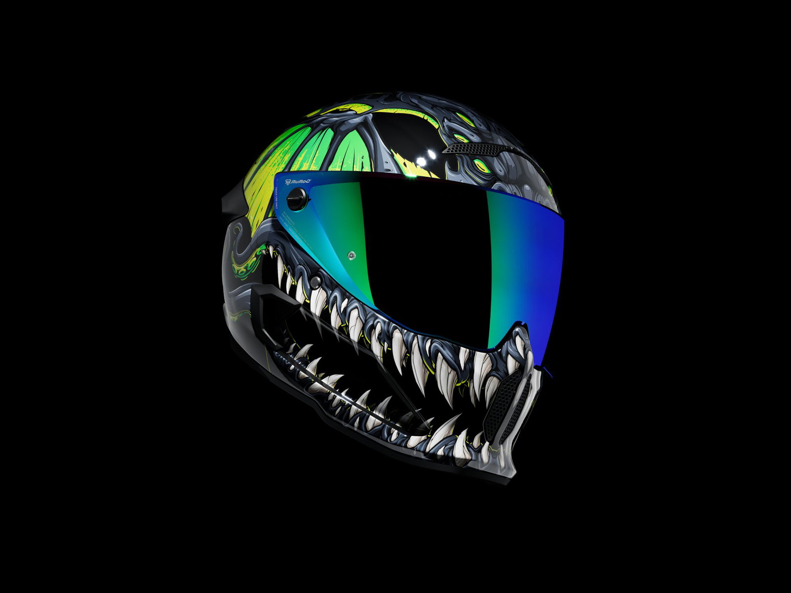 Ruroc AT4.0 Carbon Cthulhu helmet