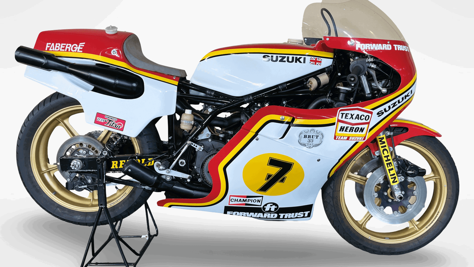 Ex Barry Sheene 1977 Grand Prix title-winning Suzuki RG500 heads to auction