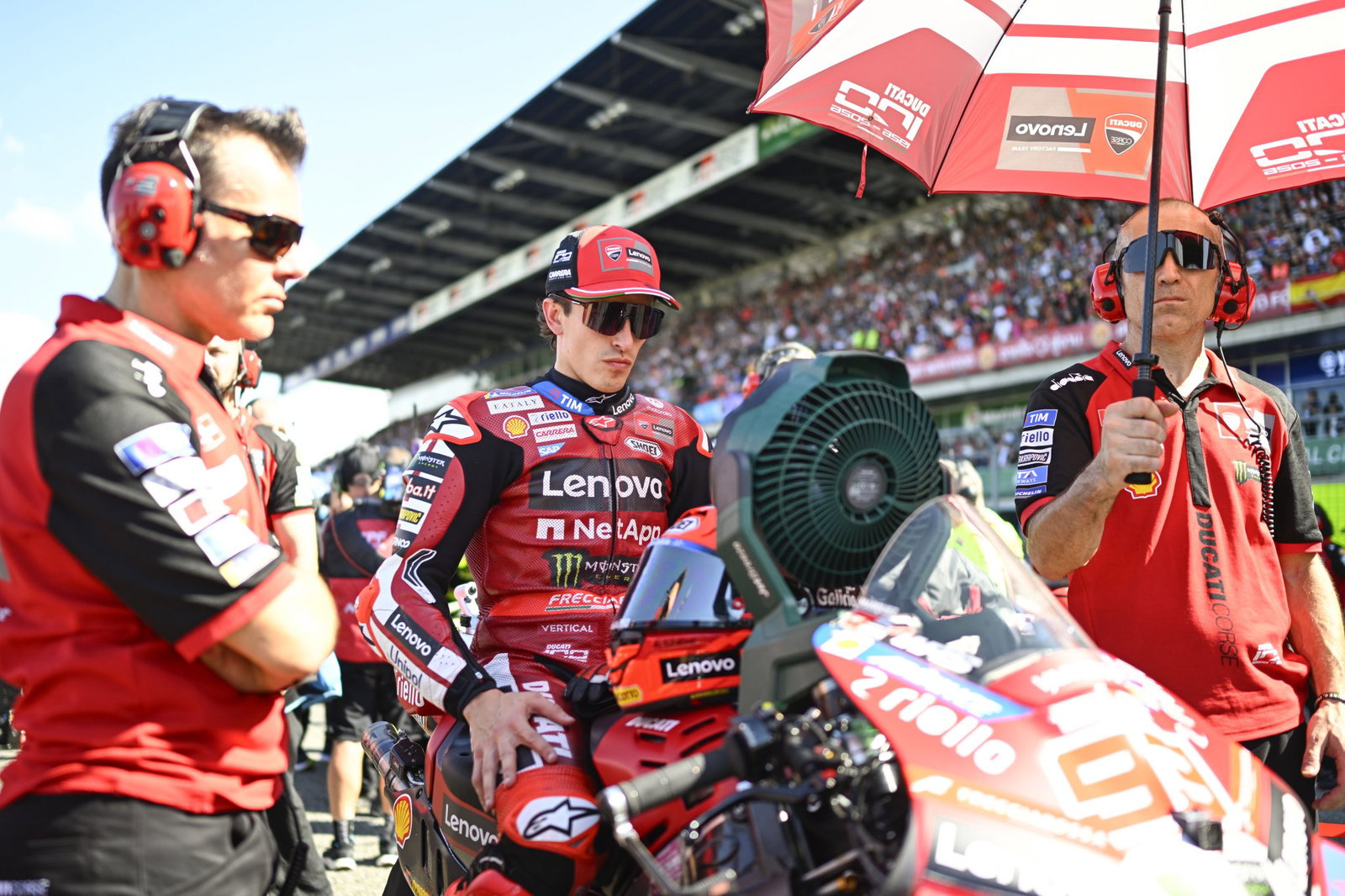 Marc Marquez, 2026 MotoGP Thai Grand Prix, grid. Credit: Gold and Goose.