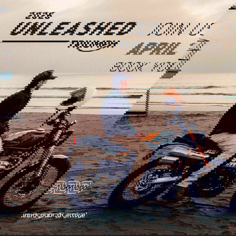 Triumph Unleashed dealer test ride event details and dates