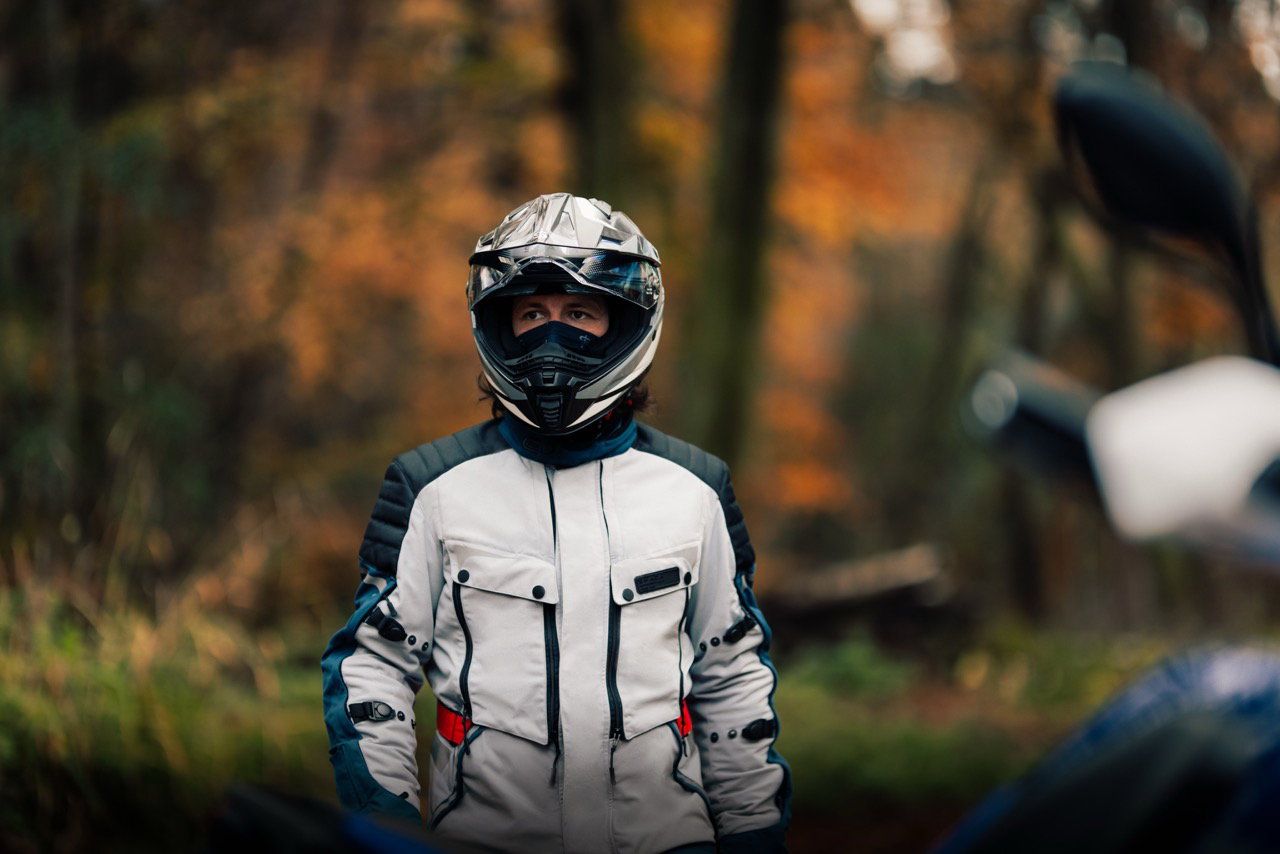 The Spada Vanguard adventure riding suit