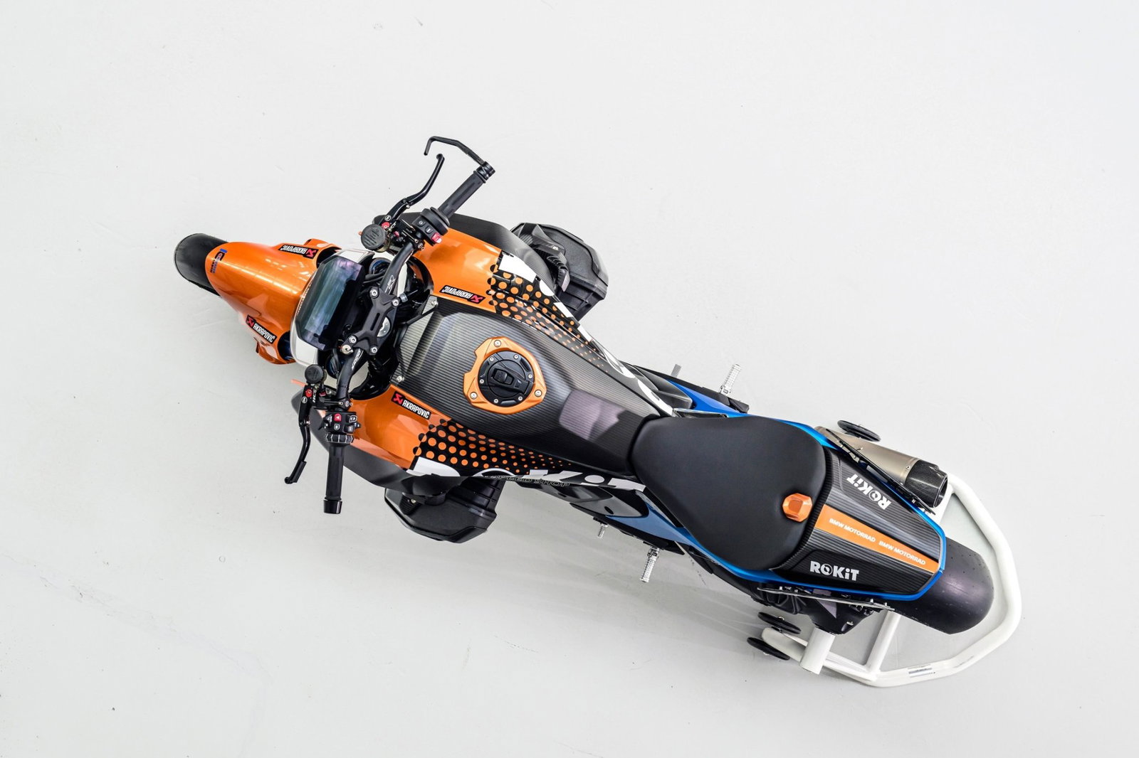 View from above of the R1300 R Superhooligan