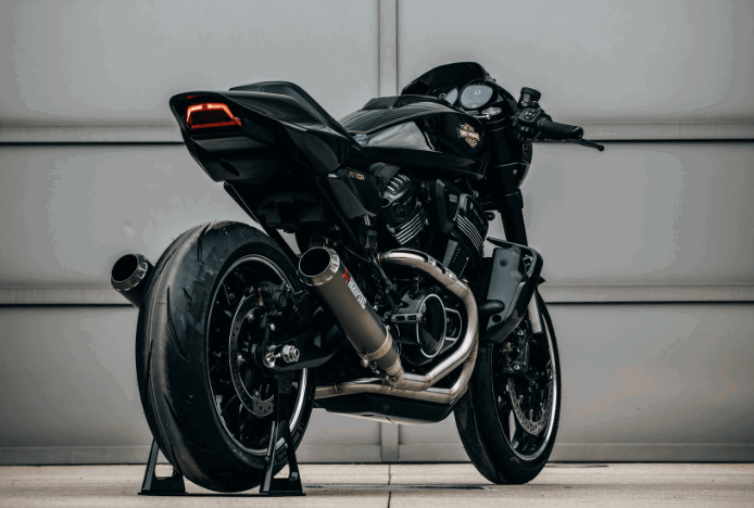 Rear view of the RMCR concept. Photo credit - Harley-Davidson