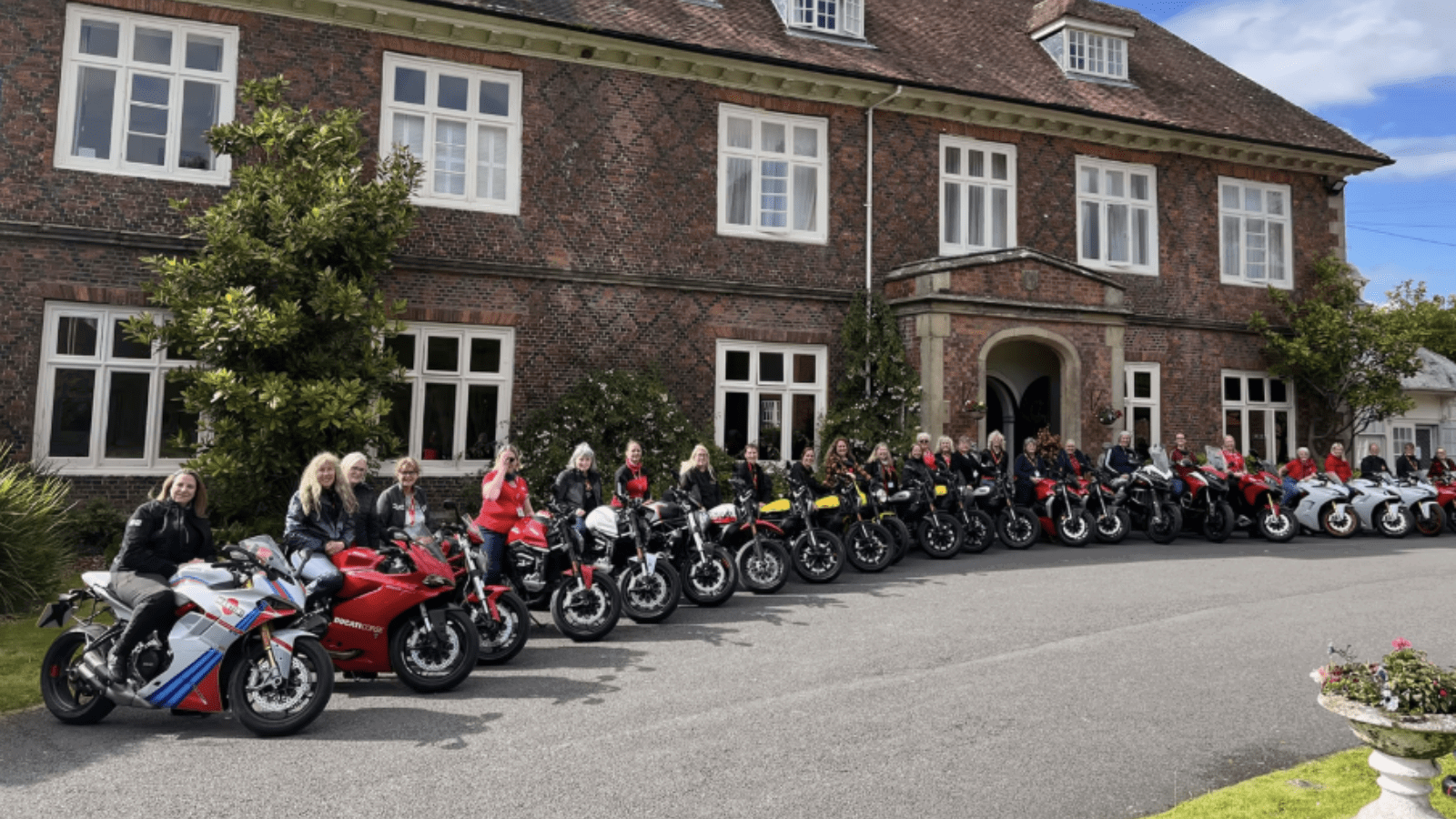 Members of the Ducati Dragons club. Photo credit - Ducati Dragons