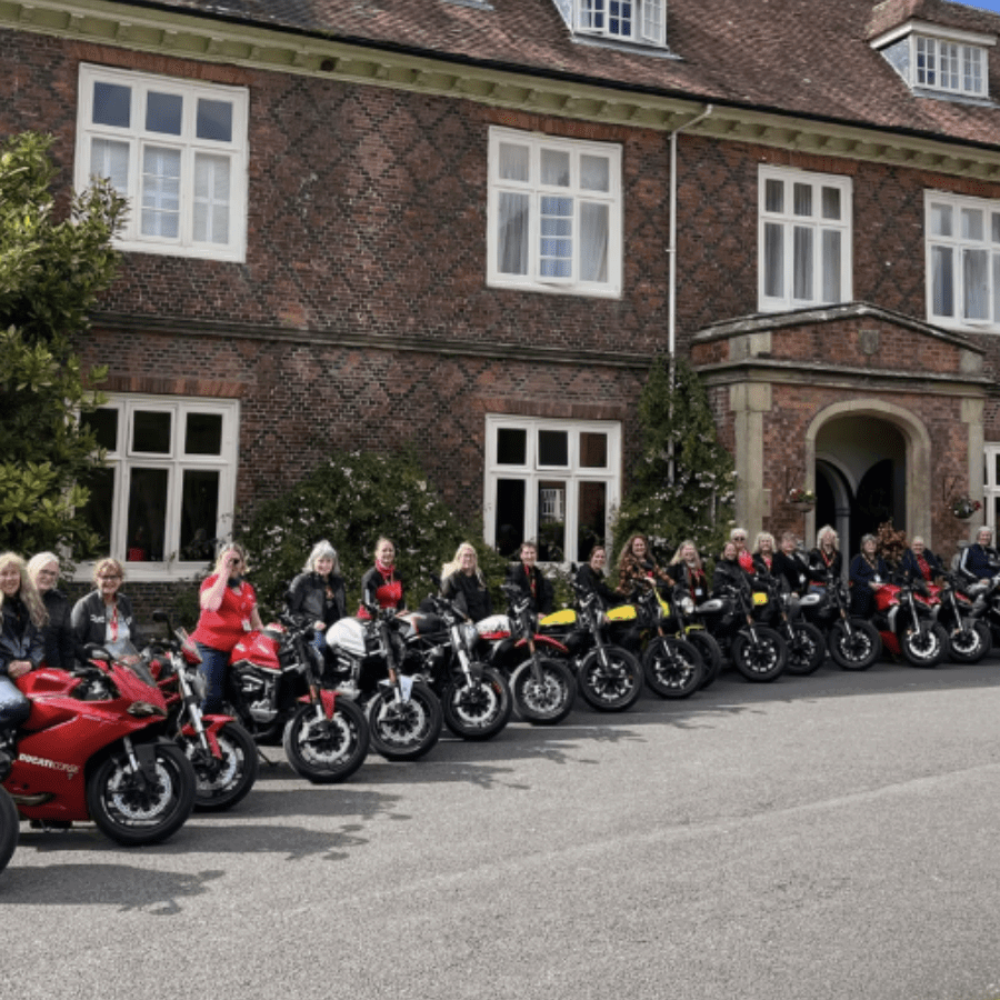 Members of the Ducati Dragons club. Photo credit - Ducati Dragons