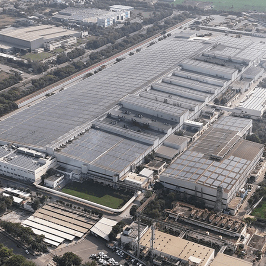 Honda's second motorcycle production plant in India. Photo credit - Honda