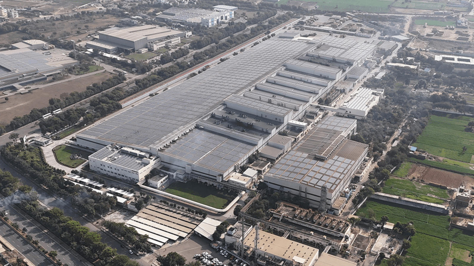 Honda's second motorcycle production plant in India. Photo credit - Honda