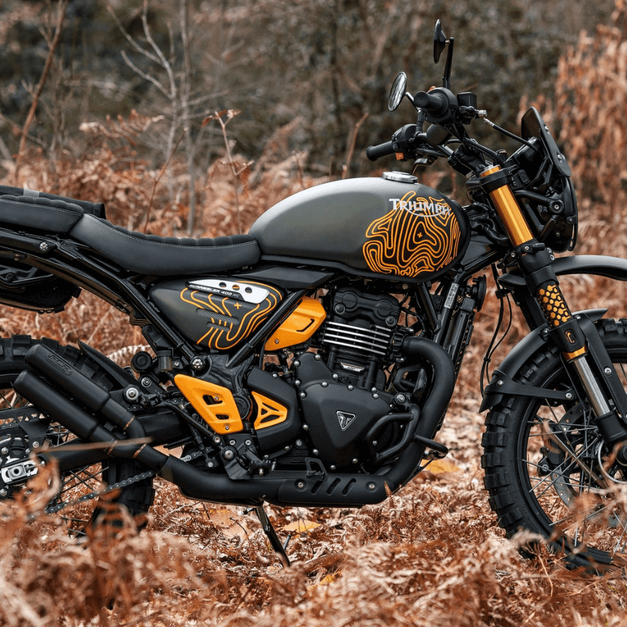 Triumph Scrambler 400 Escape. Photo credit - FCR Original