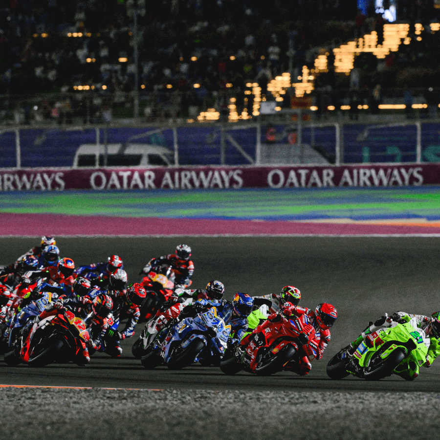 2025 Qatar MotoGP race. Photo credit - Gold and Goose