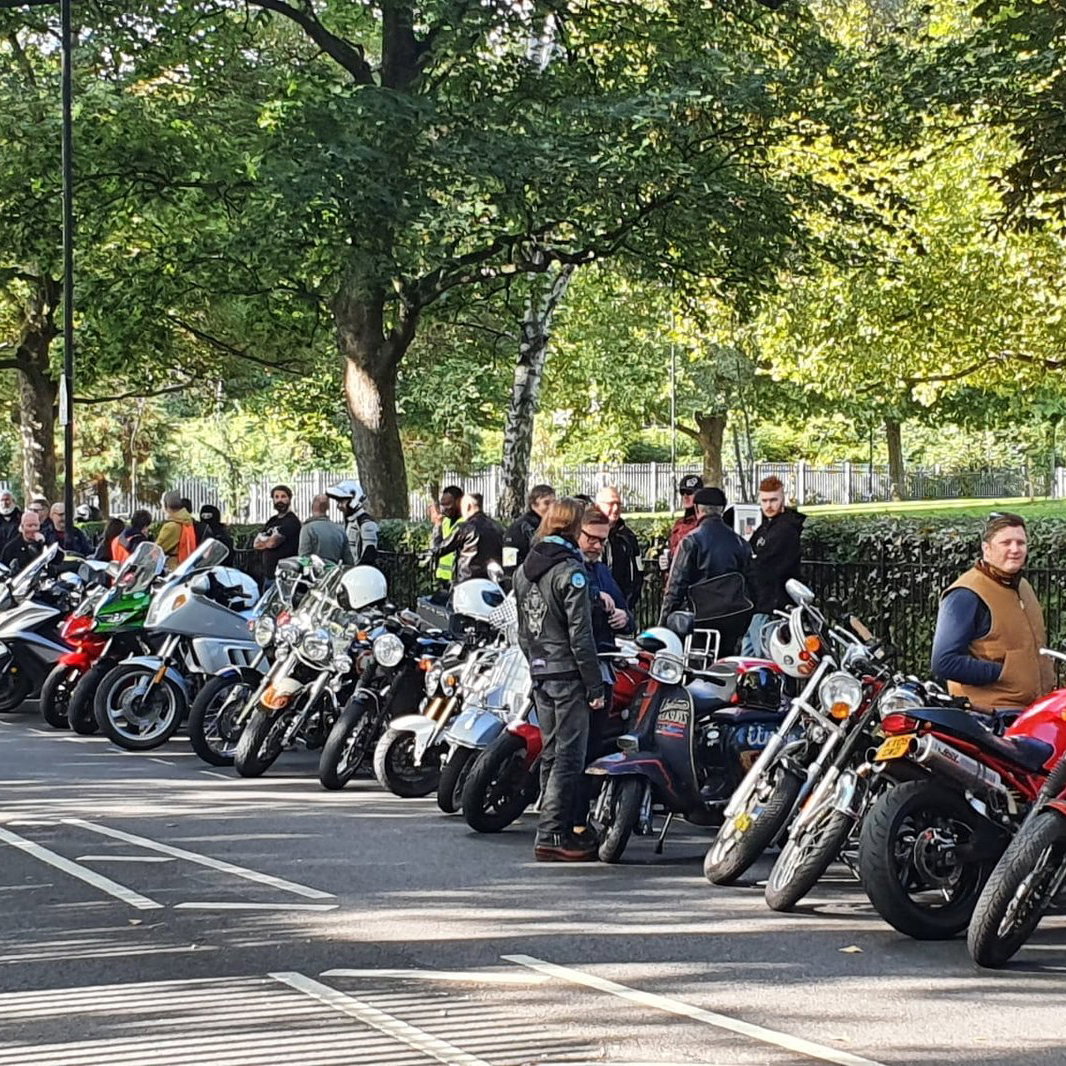 A protect against Hackney Council motorcycle parking charges