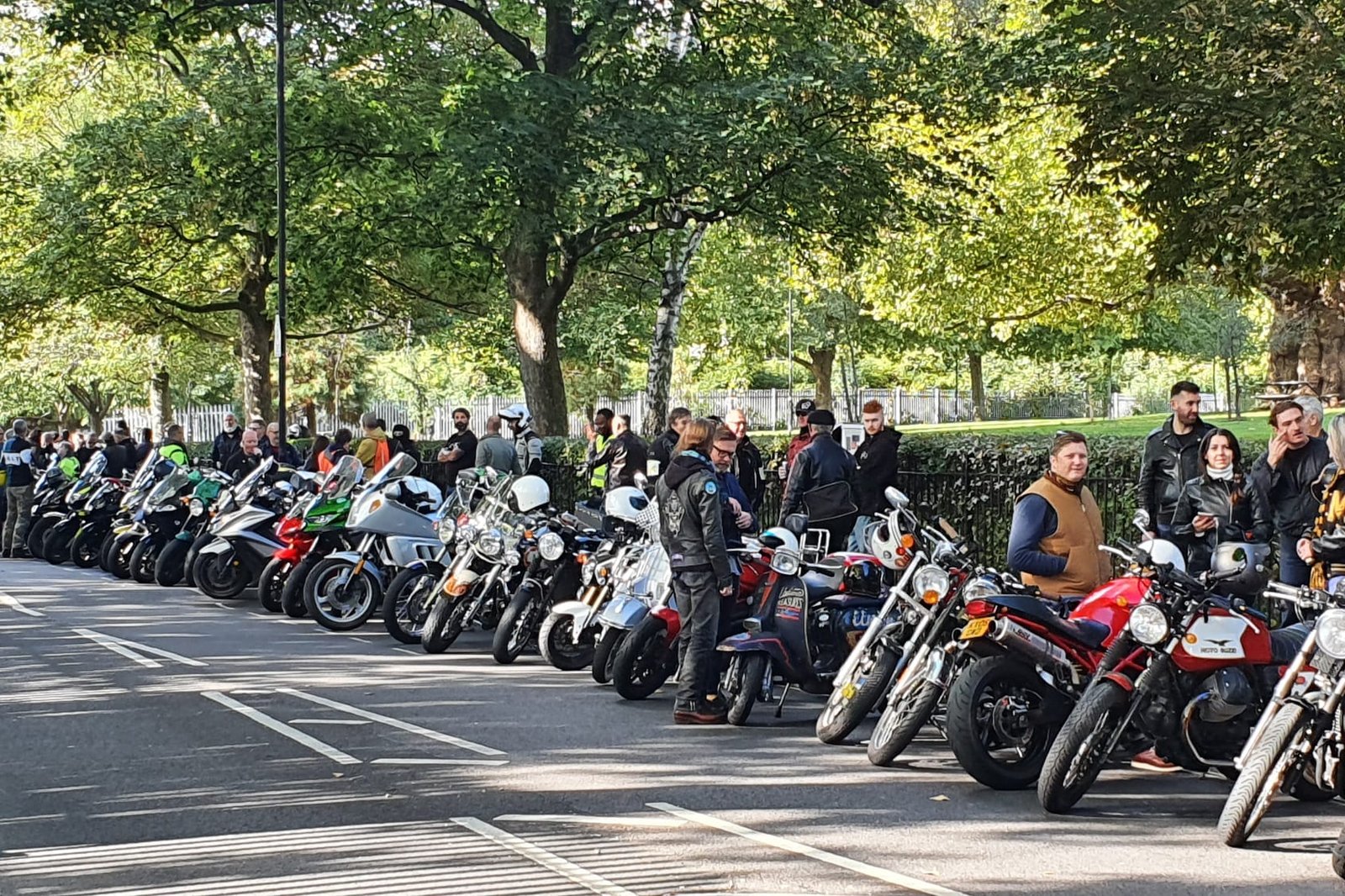 A protect against Hackney Council motorcycle parking charges