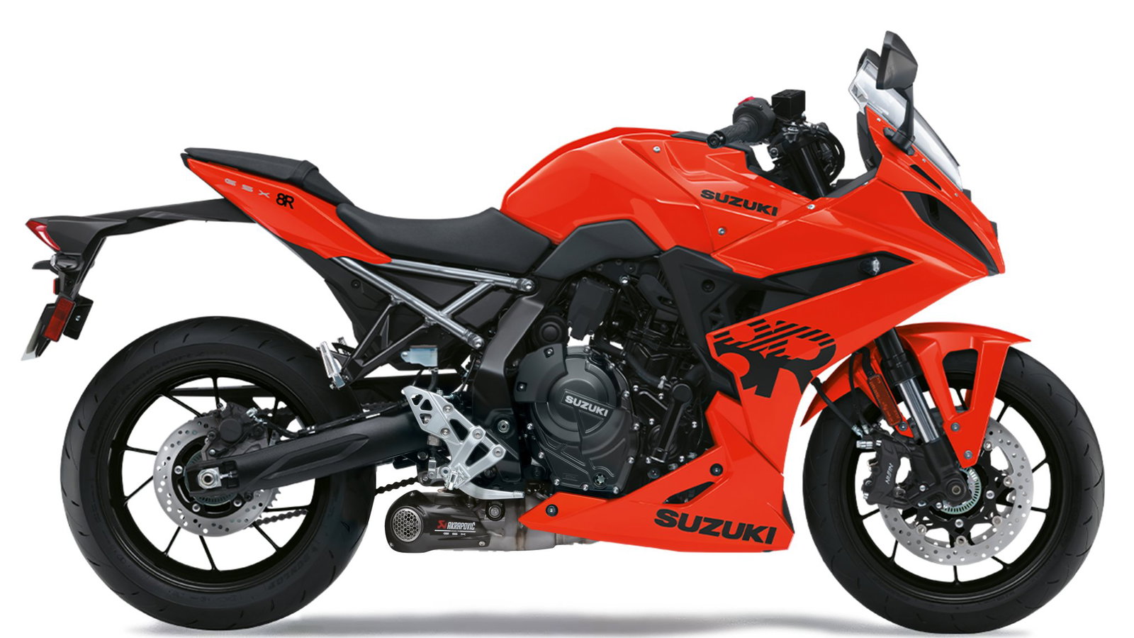 Suzuki GSX-8R in orange
