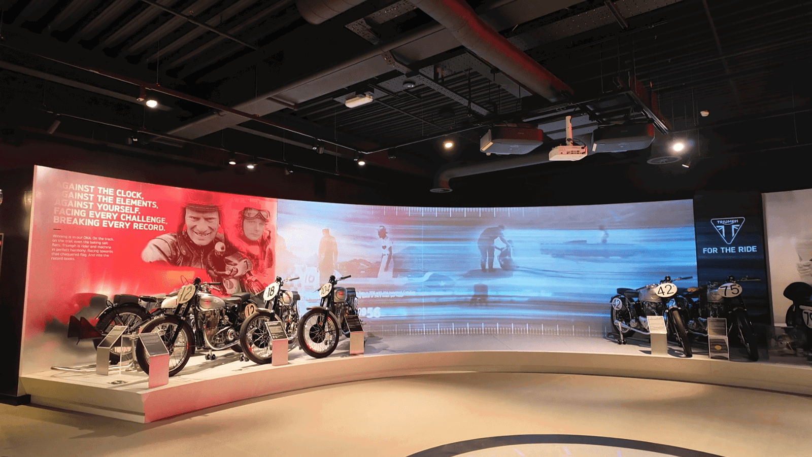 Inside the Triumph Factory Visitor Experience