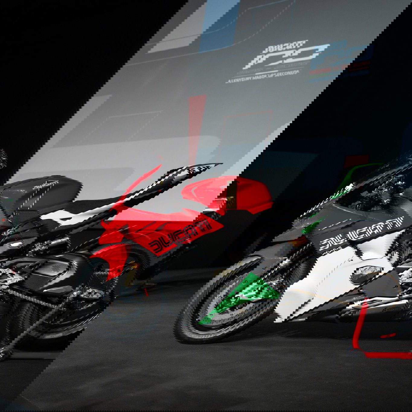 The Ducati Superleggera V4 Centenario Tricolore