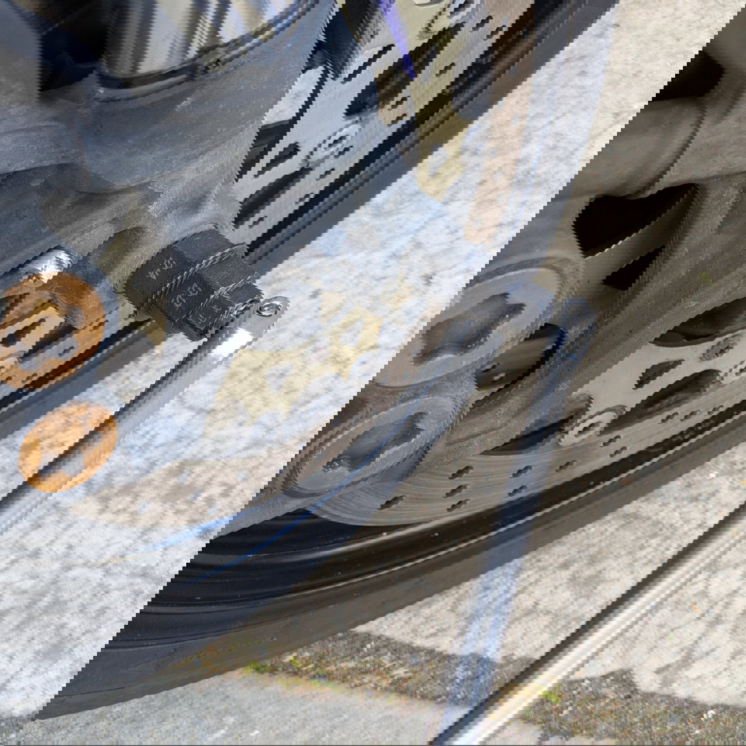 Blue Spot spindle tool in action.