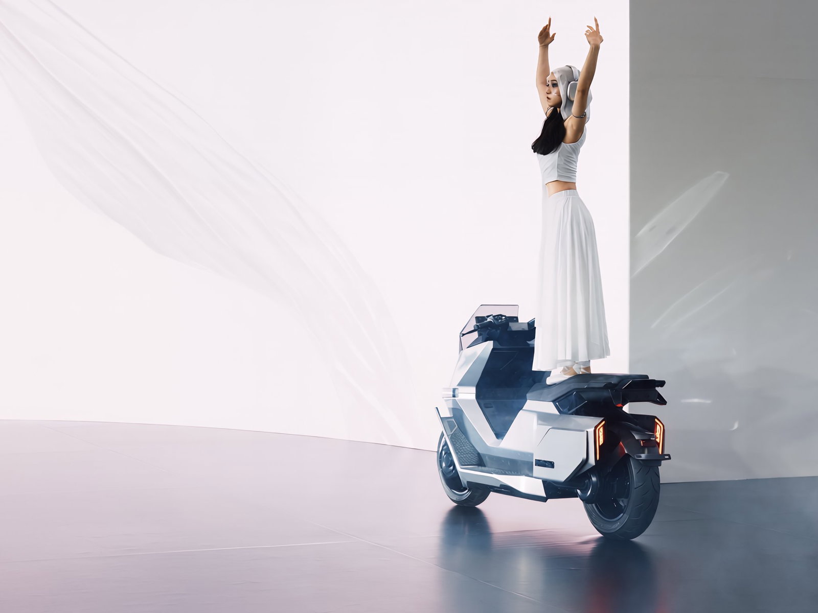 The Omoway OMO-X self-balancing scooter