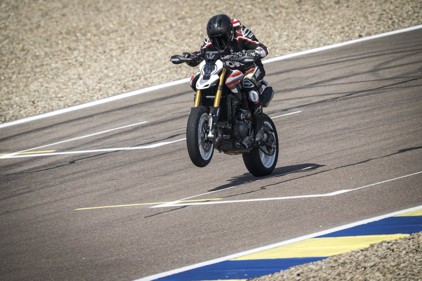 The 2026 Ducati Hypermotard V2 SP - riding