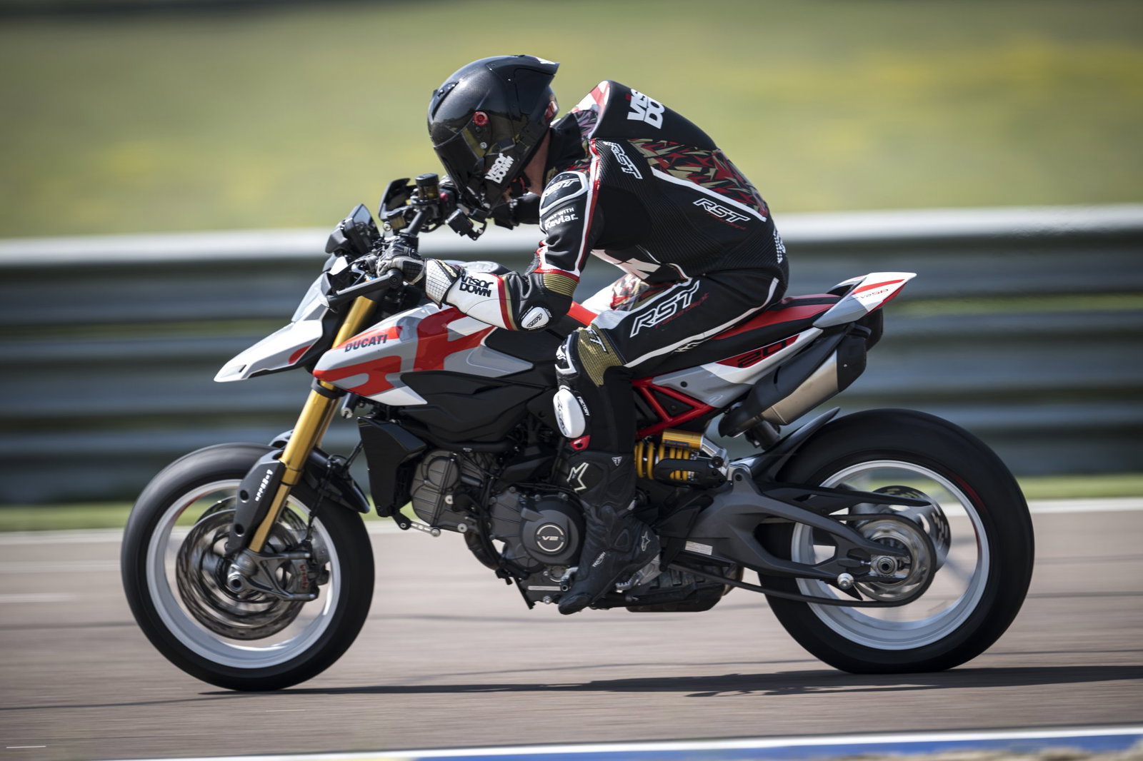 The 2026 Ducati Hypermotard V2 SP - riding