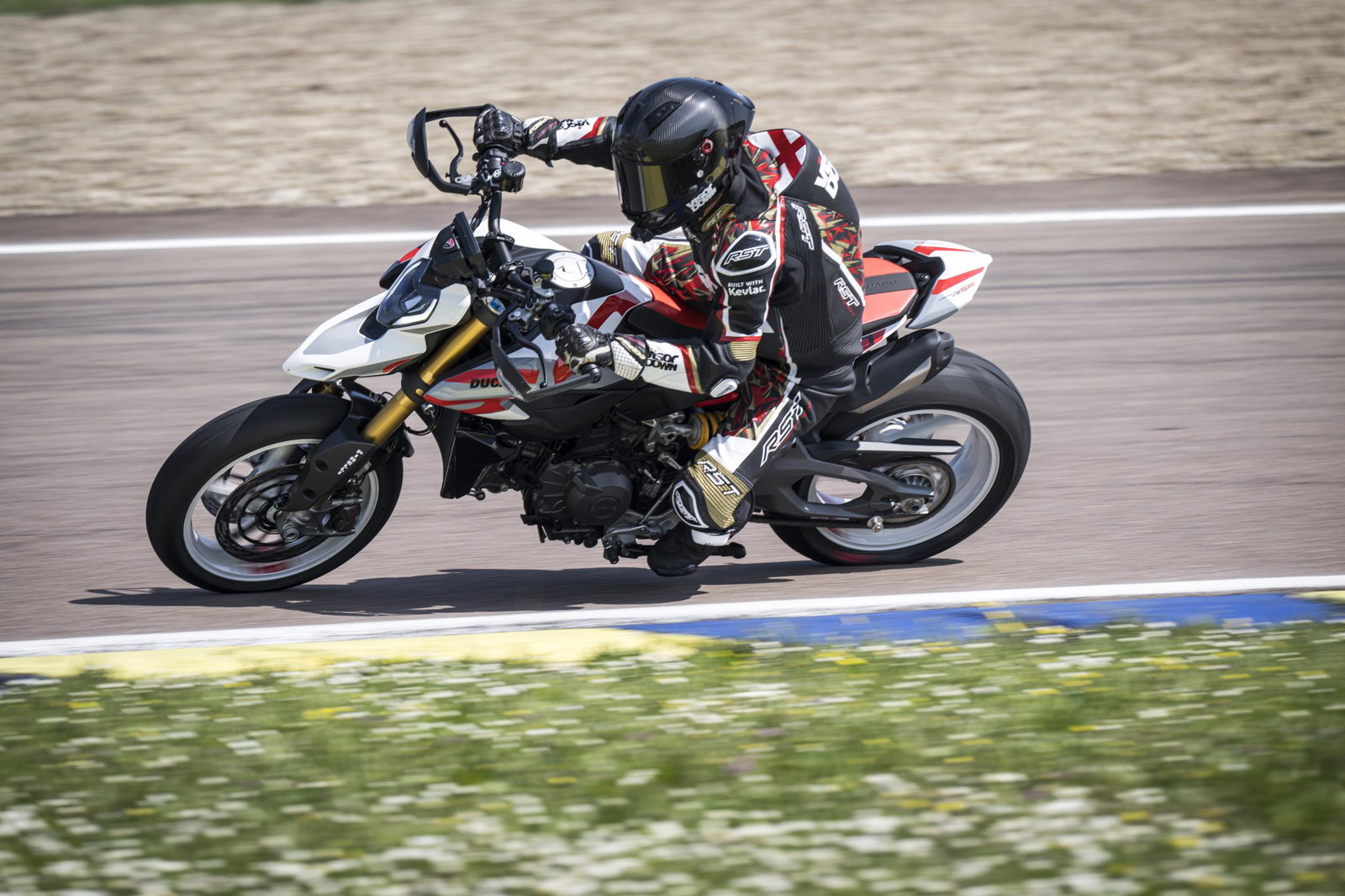 The 2026 Ducati Hypermotard V2 SP - riding