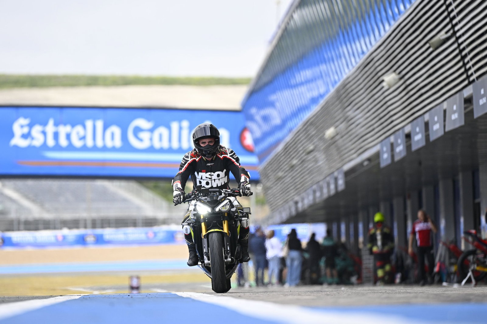 The Triumph Street Triple 765 Moto2 Edition - riding