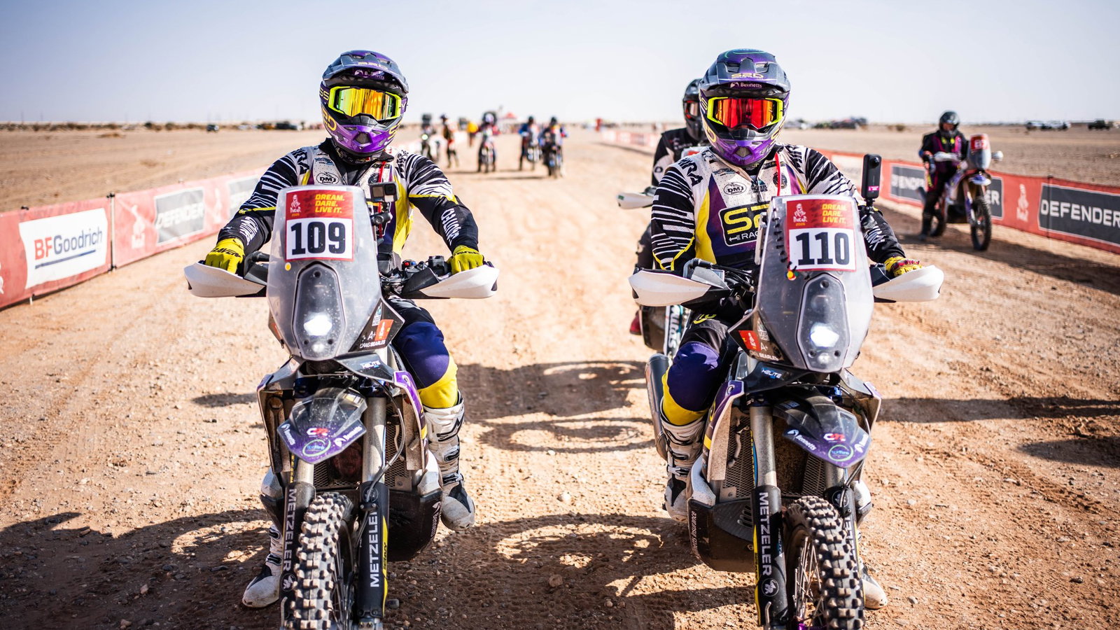 Craig & Carl Searles at 2026 Dakar Rally.