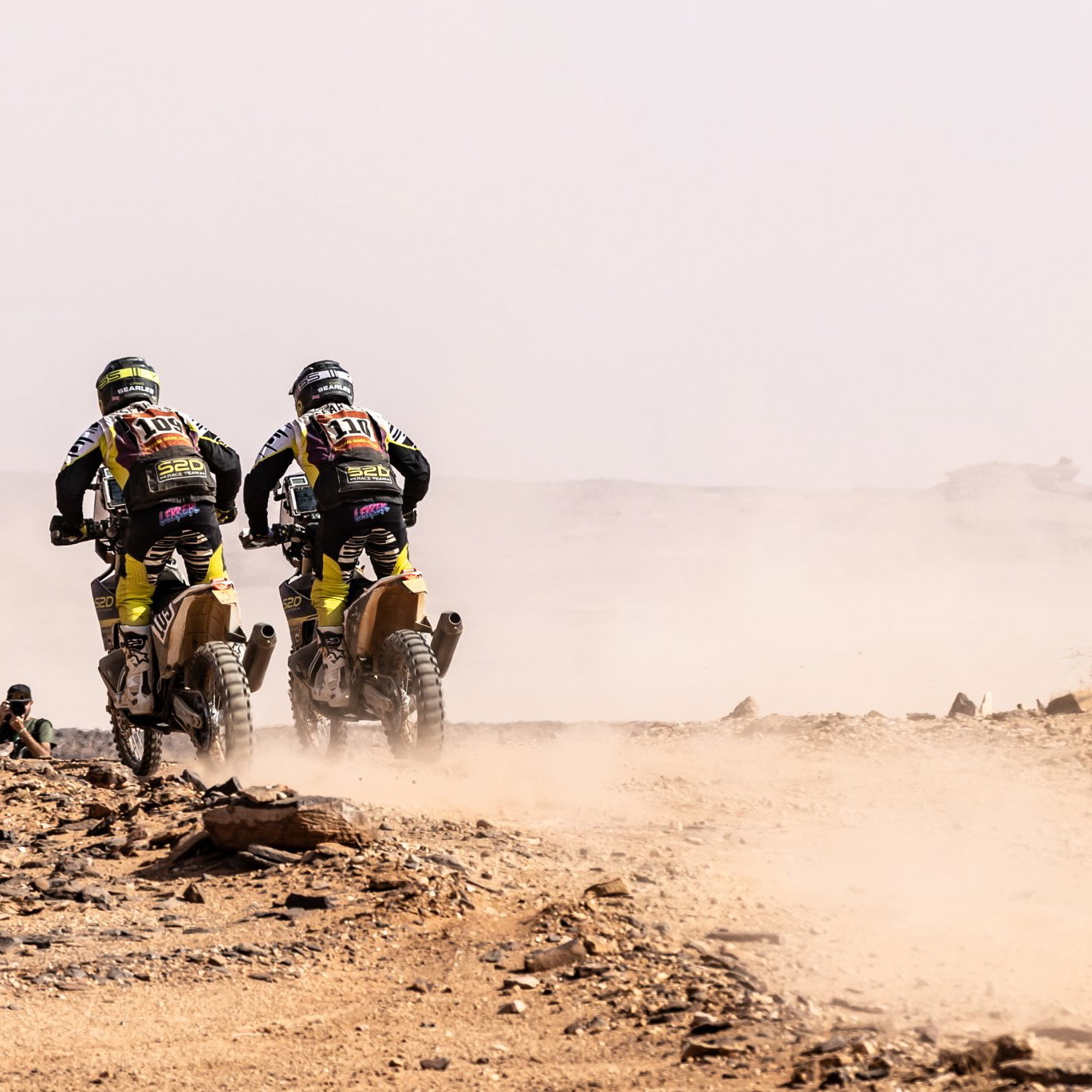 Craig & Carl Searles at 2026 Dakar Rally.