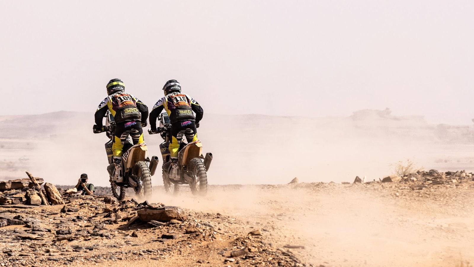 Craig & Carl Searles at 2026 Dakar Rally.