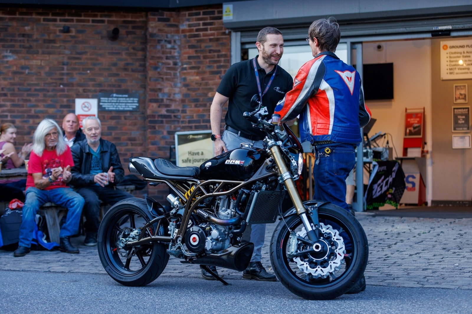 CCM motorcycle at Bristol Bike Nights.