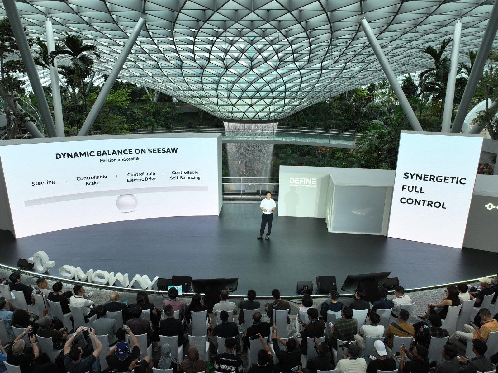 The Omoway OMO-X launch event