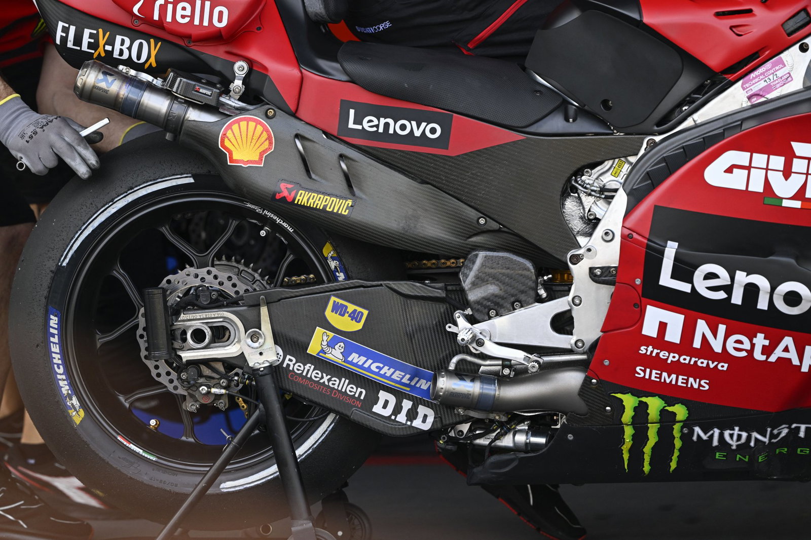 2026 Ducati MotoGP bike. Photo credit - Gold and Goose