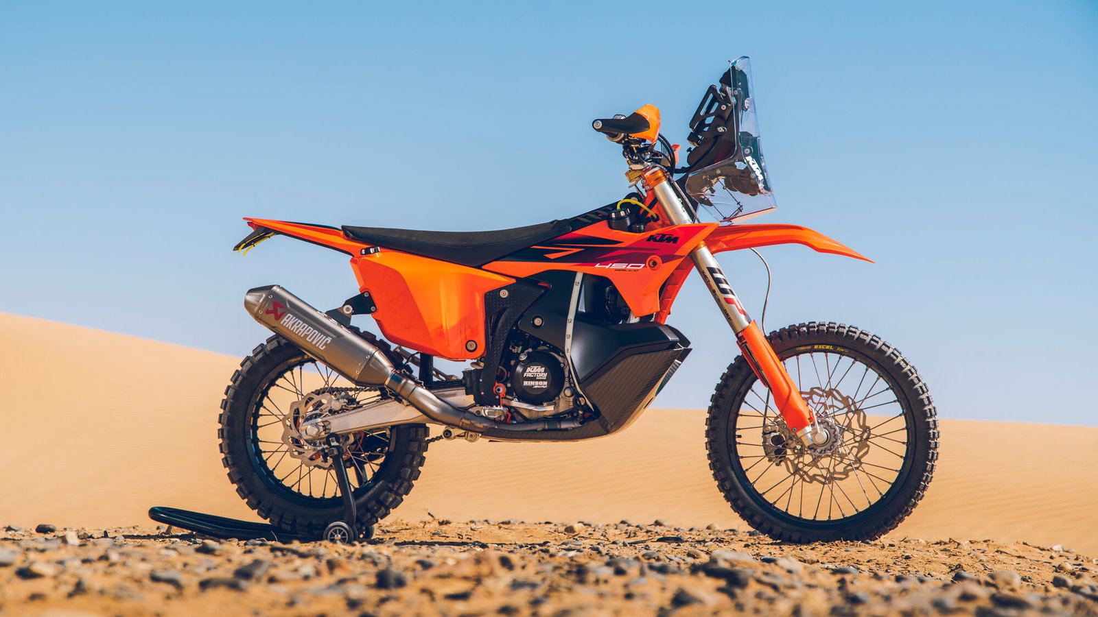 The new KTM 450 Rally Replica.