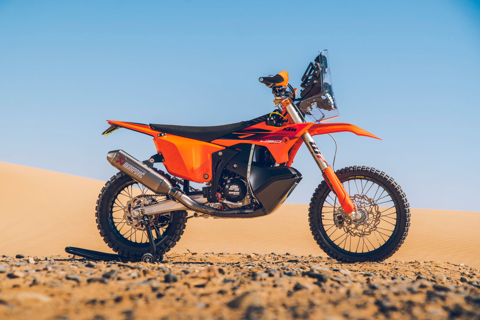 The new KTM 450 Rally Replica.