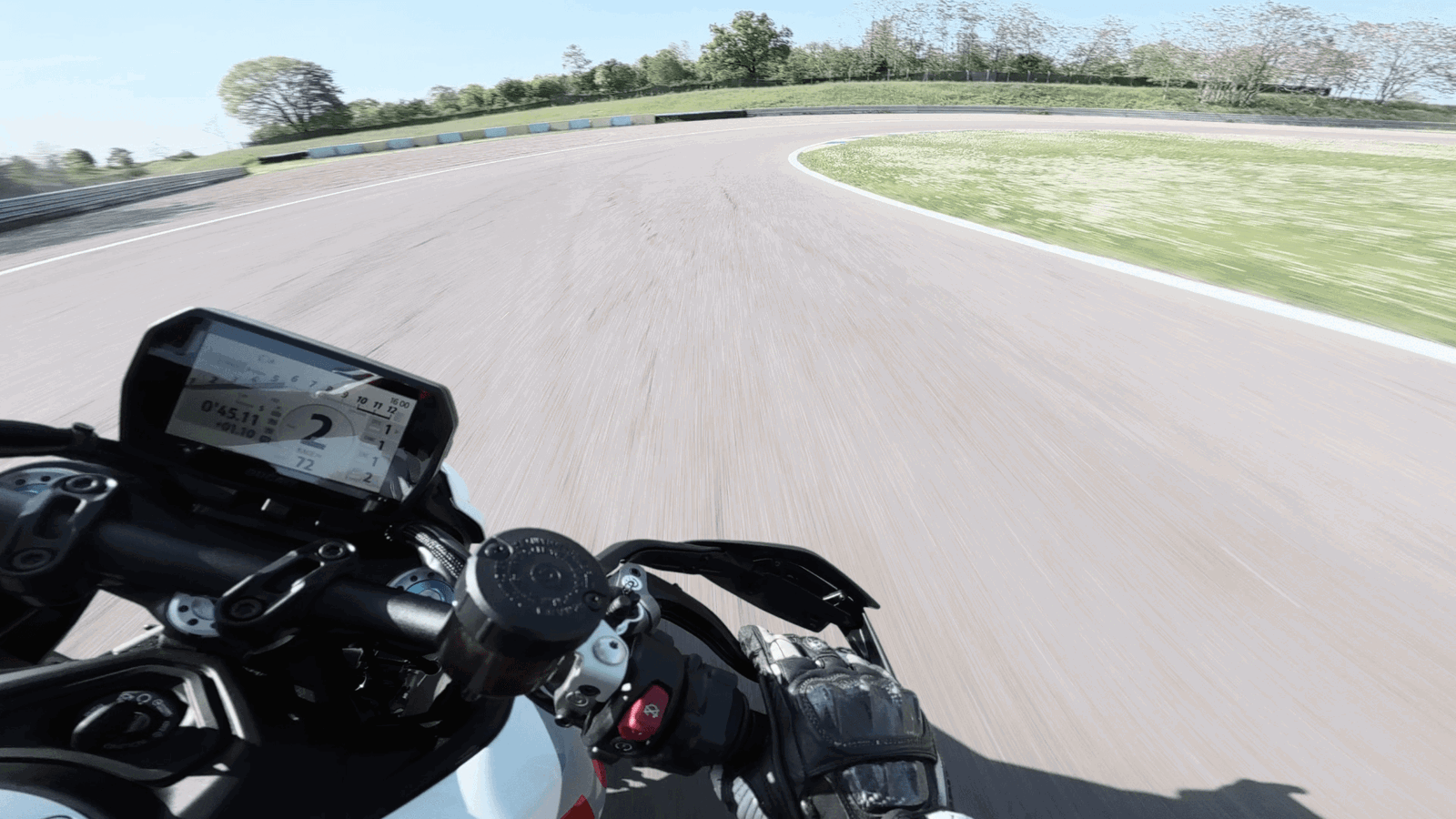The 2026 Ducati Hypermotard V2 SP - riding on-board