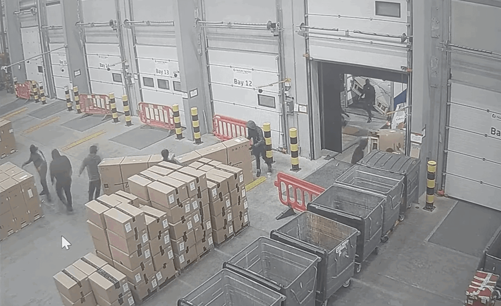 Masked gang who stole £140k worth of bikes