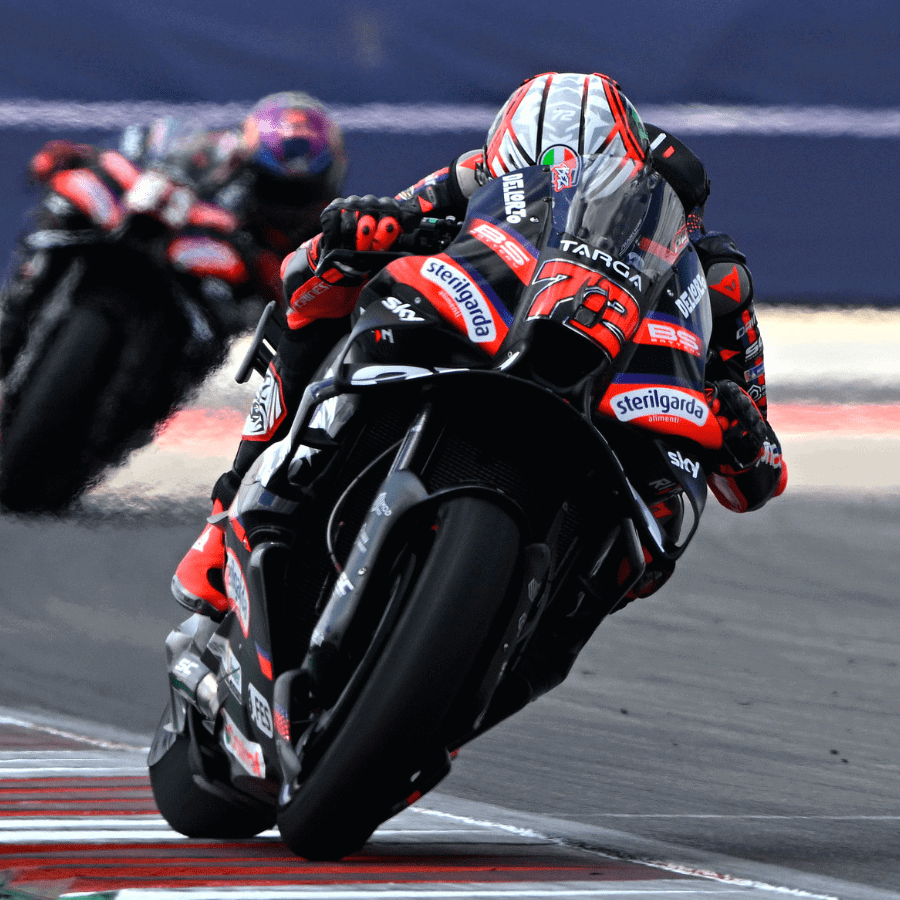 Marco Bezzecchi at the US MotoGP. Photo credit - Gold and Goose